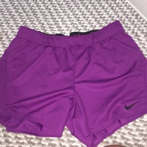 Purple Nike Athletic Shorts
